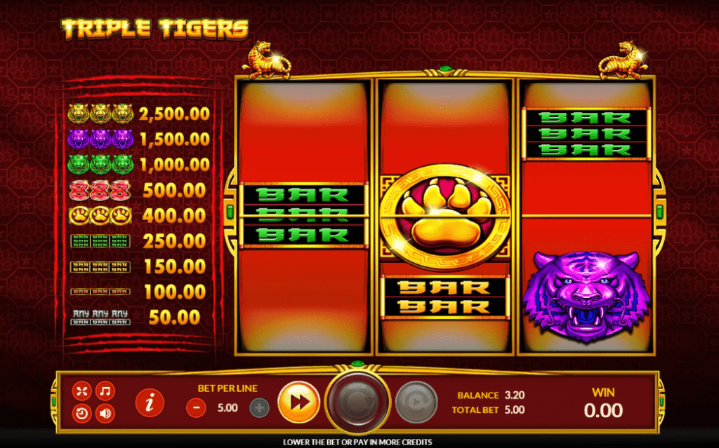 Triple Tigers Joker123 Game