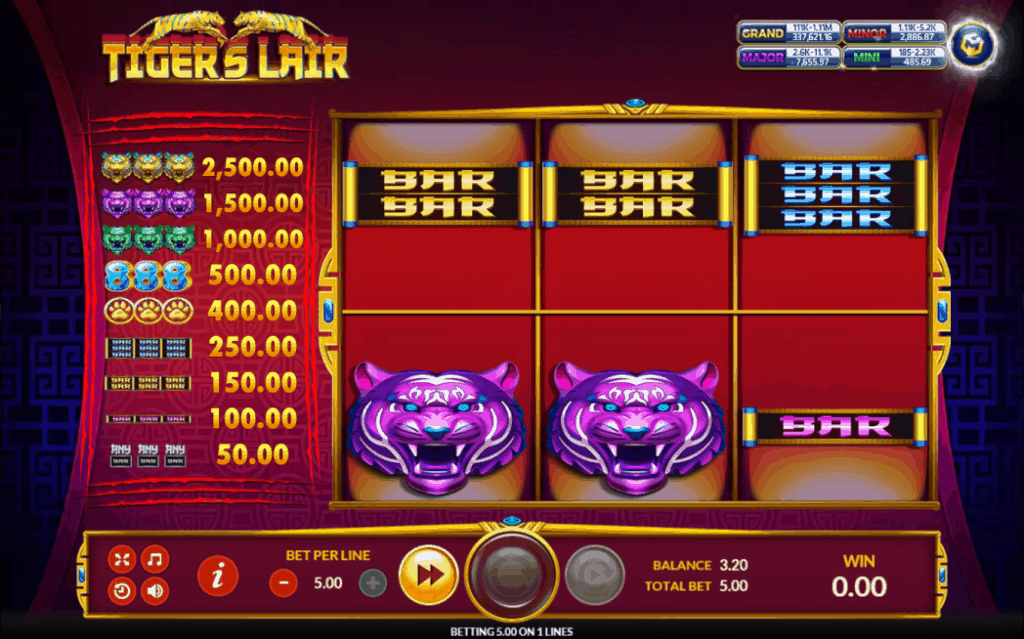 Tiger's Lair Joker123 Game