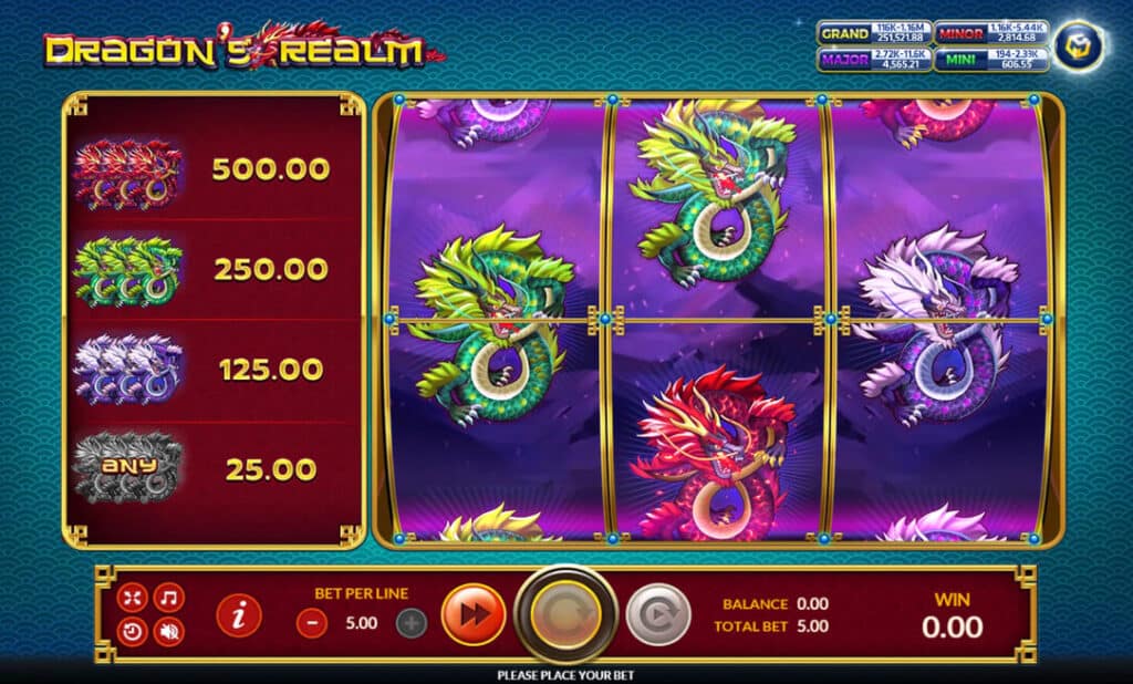 Dragon's Realm Joker123 สล็อตโจ๊กเกอร์ 777