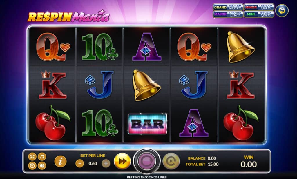 Respin Mania Joker123 ฝาก 10 รับ 100 joker