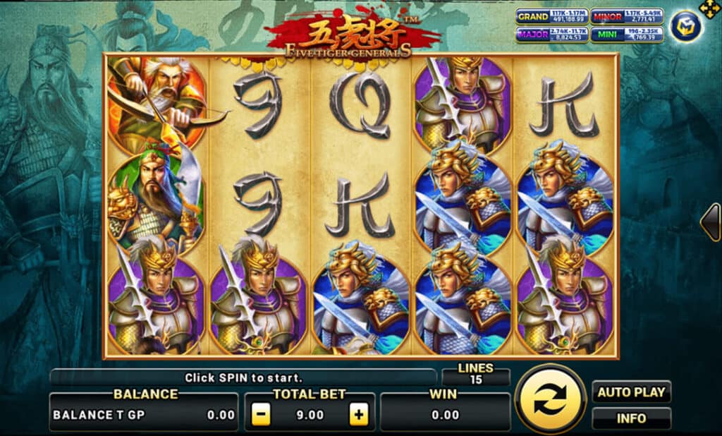 Five Tiger Generals Joker123 สล็อตโจ๊กเกอร์ 99