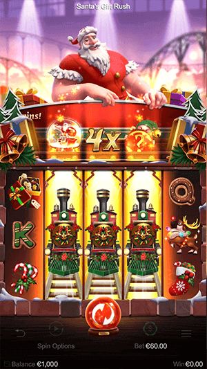 Santa Gift Rush PG Slot โปร 100