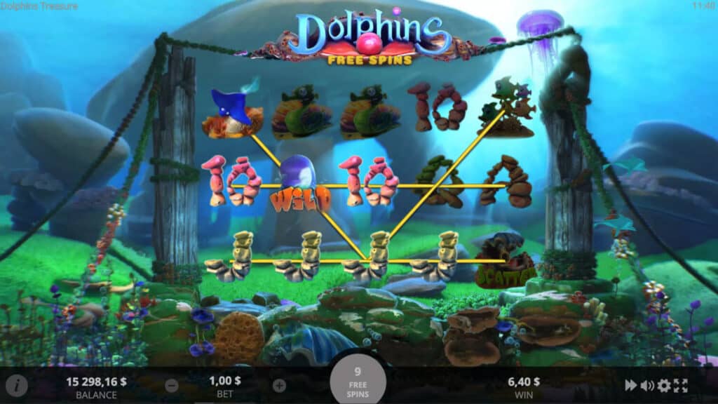 DOLPHINS TREASURE โจ๊กเกอร์เกม
