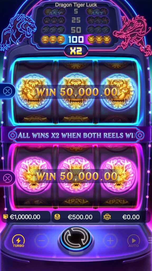 Dragon Tiger Luck PG Slot ทางเข้าเล่น