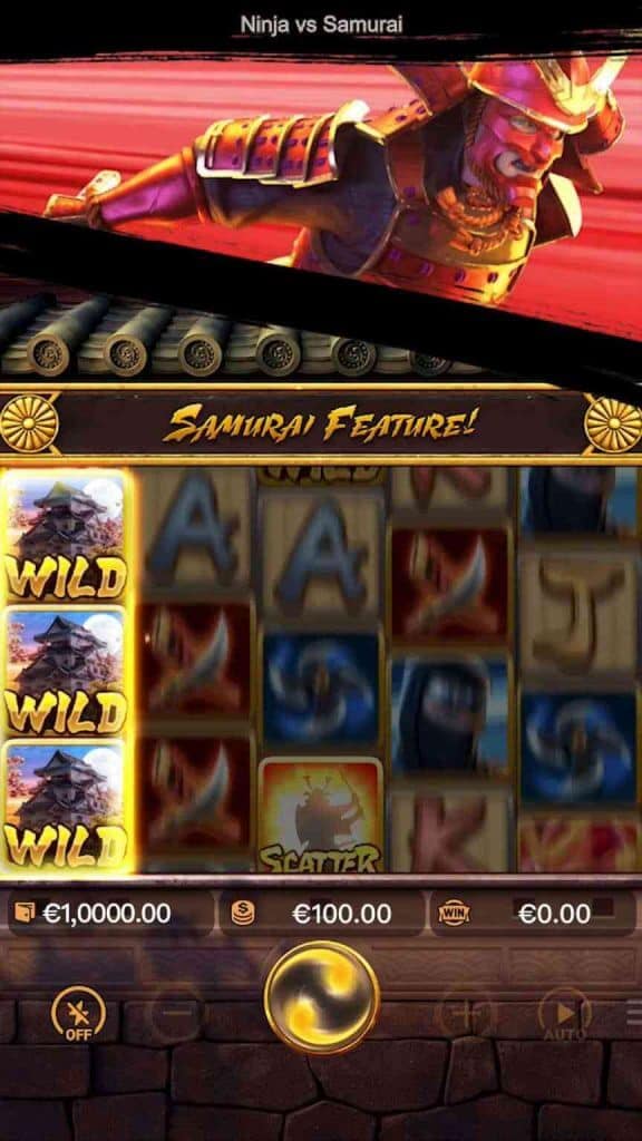 Ninja vs Samurai สล็อตฝากผ่าน True Wallet 