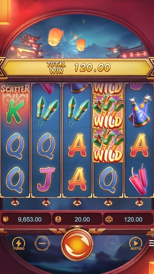 Wild Fireworks พีจีสล็อต