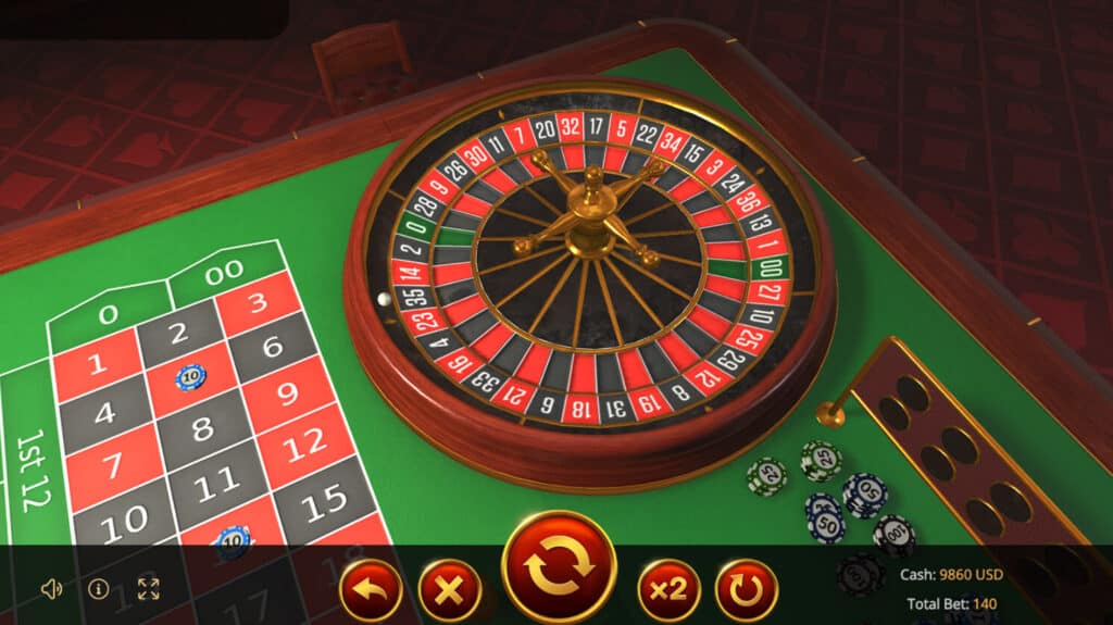 AMERICAN ROULETTE 3D สล็อตโจ๊กเกอร์ 99