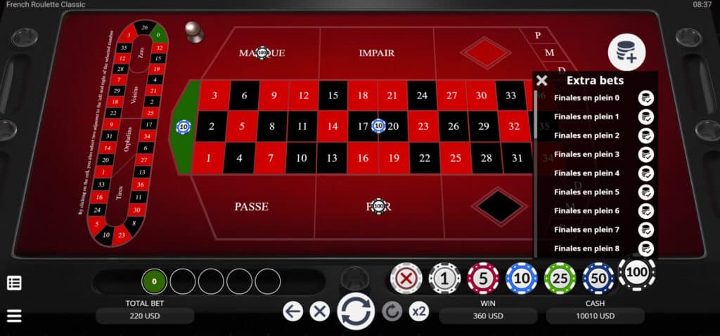 FRENCH ROULETTE CLASSIC Jokerslot888