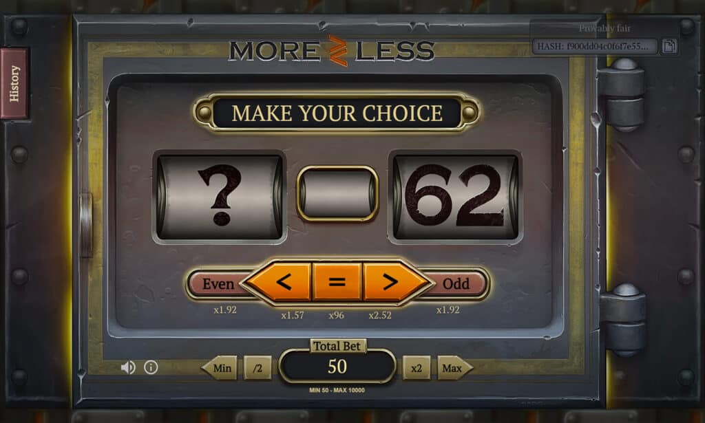 MORE OR LESS Joker Gaming