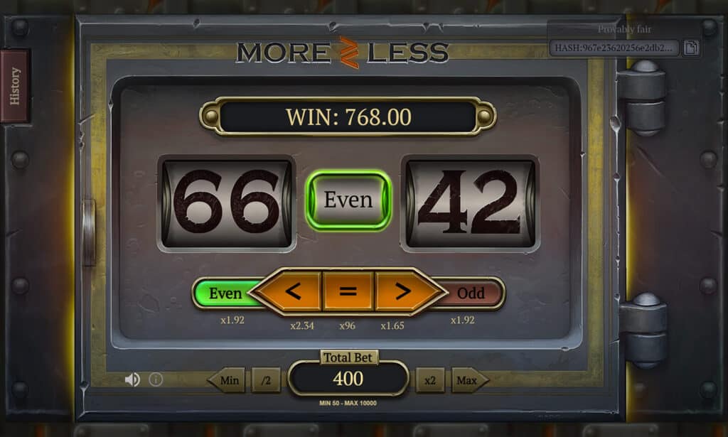 MORE OR LESS สล็อตโจ๊กเกอร์