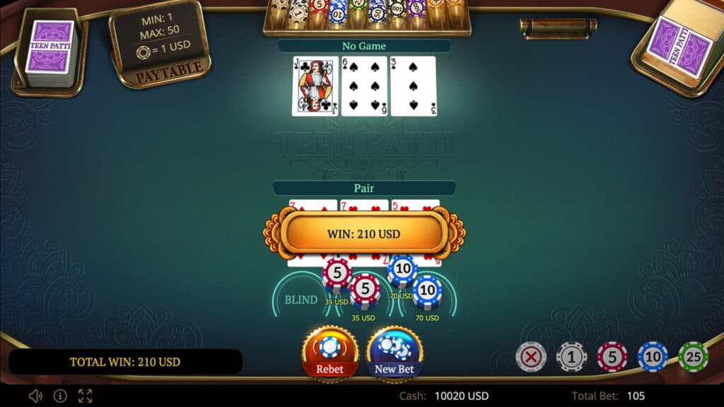 TEEN PATTI สล็อตโจ๊กเกอร์ 168