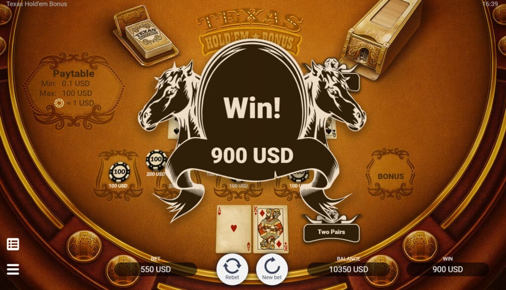 TEXAS HOLDEM BONUS สล็อตโจ๊กเกอร์ 168