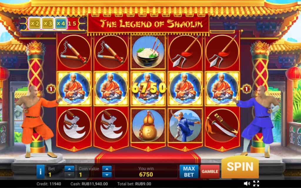 THE LEGEND OF SHAOLIN Joker Gaming