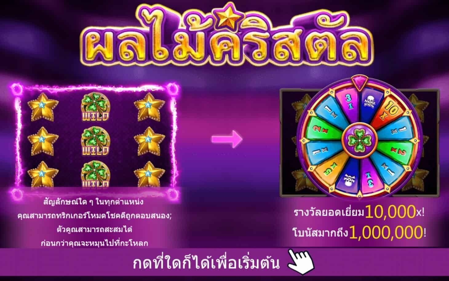 Crystal Fruits สล็อตค่าย Askmebet Joker123th