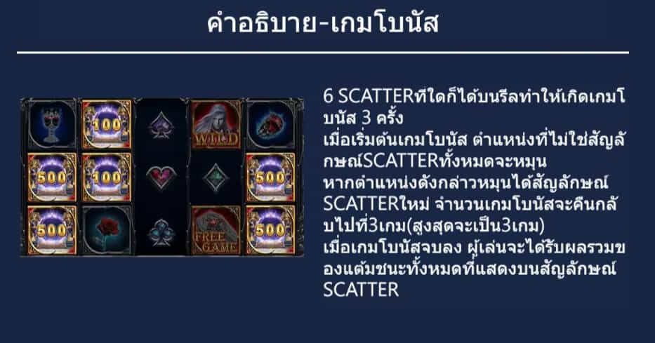 Dracula สล็อตค่าย Askmebet Slotxo Joker