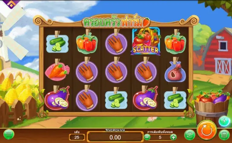 Farm Family สล็อตค่าย Askmebet Joker Slot