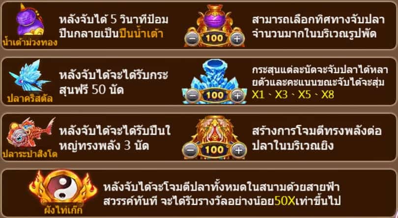 Gods Slash Fish สล็อตค่าย Askmebet Jokerslot789