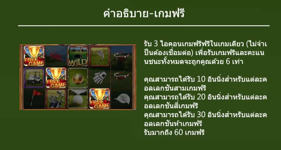 Golf สล็อตค่าย Askmebet สล็อต 1234 Joker