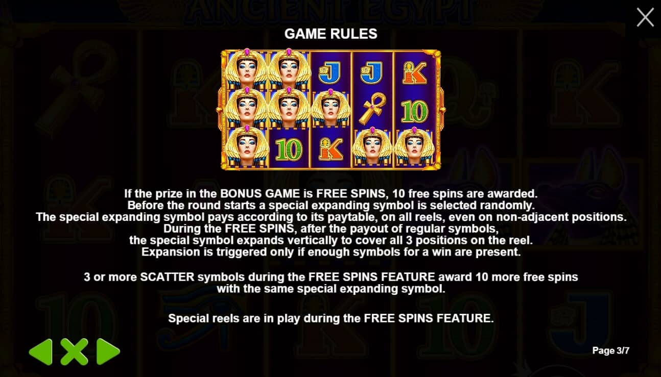 Ancient Egypt เกมสล็อต เว็บตรง จากค่าย Pragmatic Play joker123th