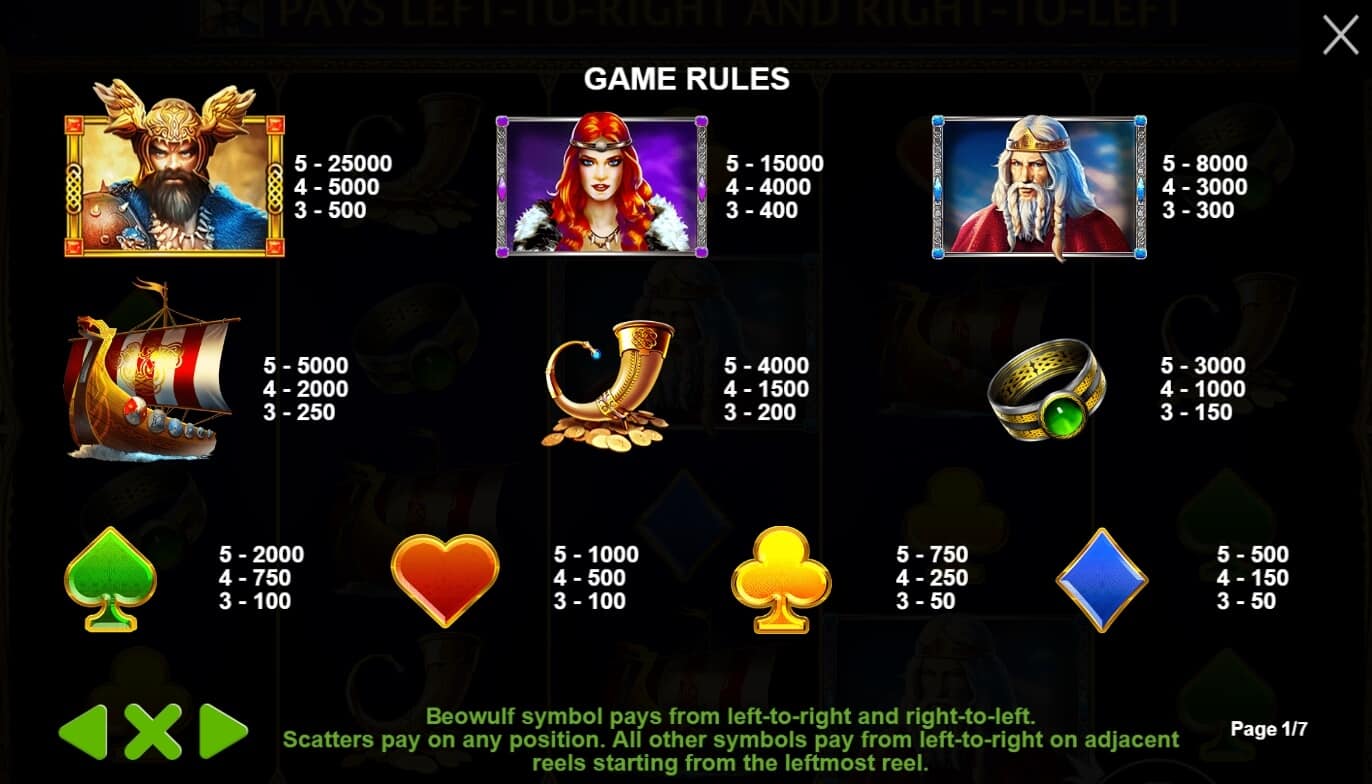 Beowulf เกมสล็อต เว็บตรง จากค่าย Pragmatic Play สล็อต joker