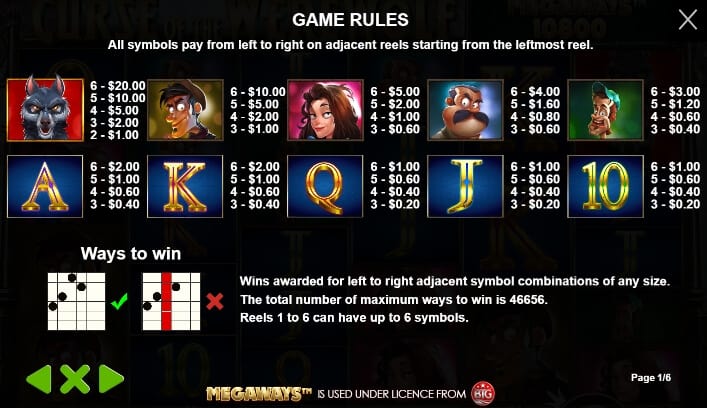 Curse Of The Werewolf Megaways เกมสล็อต เว็บตรง จากค่าย Pragmatic Play สล็อตโจ๊กเกอร์