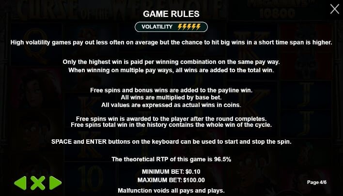 Curse Of The Werewolf Megaways เกมสล็อต เว็บตรง จากค่าย Pragmatic Play โจ๊กเกอร์ 888