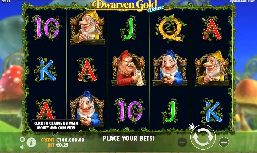 Dwarven Gold Deluxe เกมสล็อต เว็บตรง จากค่าย Pragmatic Play สล็อต joker