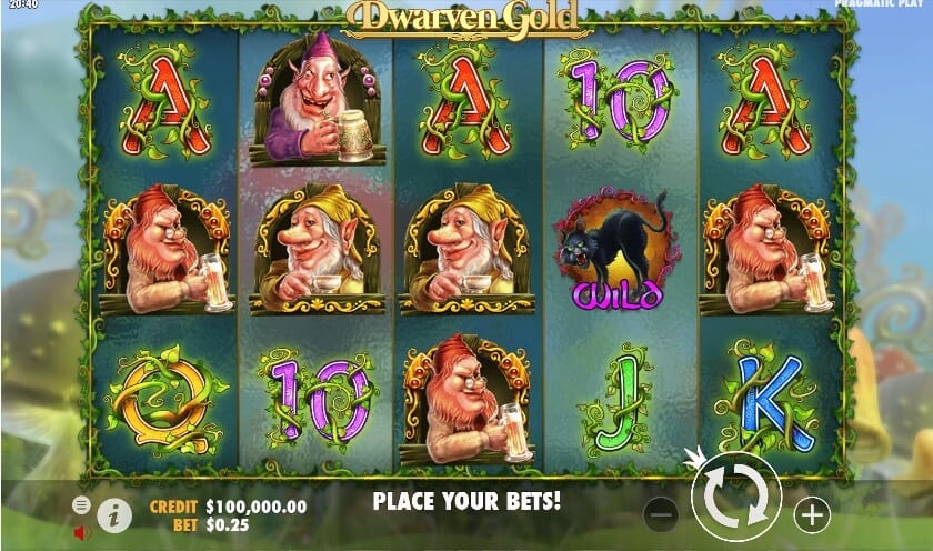 Dwarven Gold เกมสล็อต เว็บตรง จากค่าย Pragmatic Play joker slot