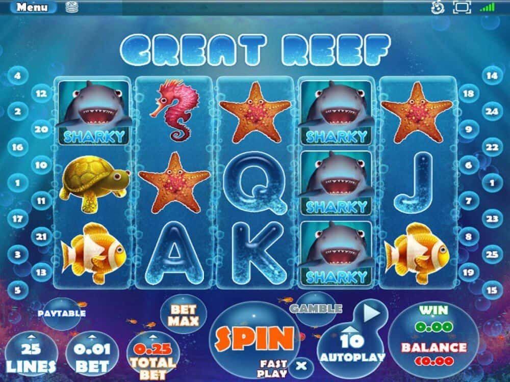 Great Reef เกมสล็อต เว็บตรง จากค่าย Pragmatic Play โจ๊กเกอร์ 123
