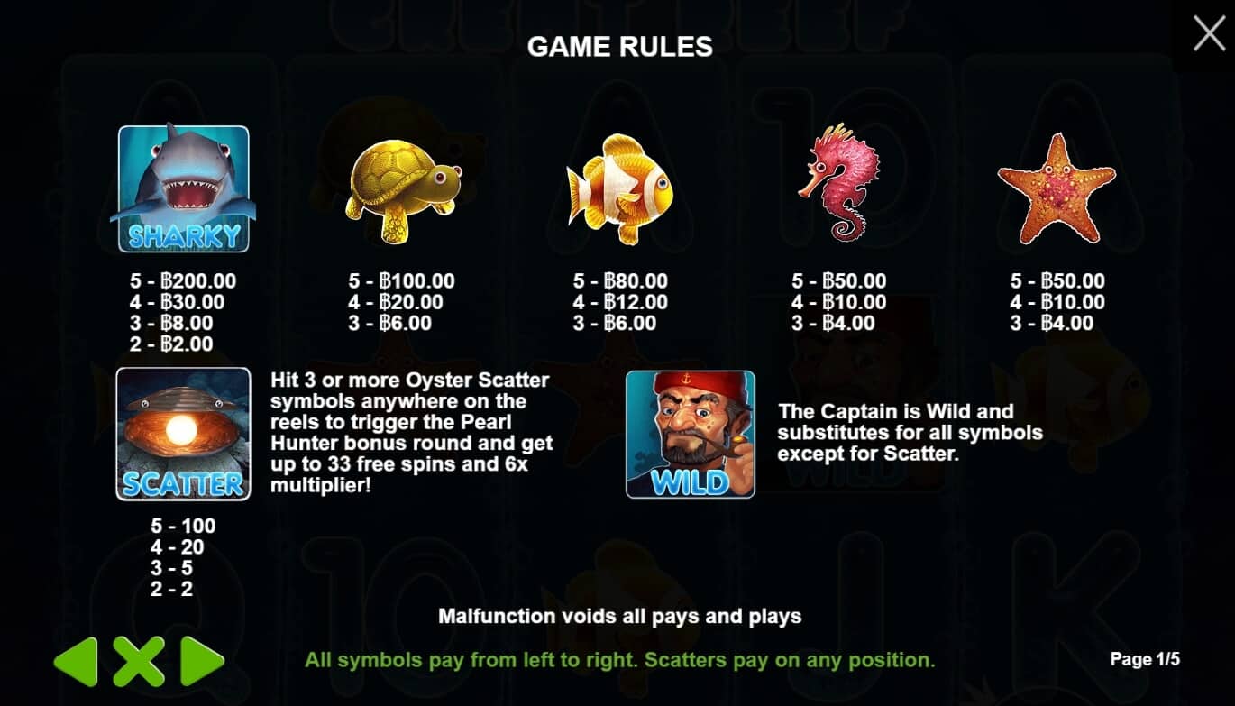 Great Reef เกมสล็อต เว็บตรง จากค่าย Pragmatic Play โจ๊กเกอร์ 888