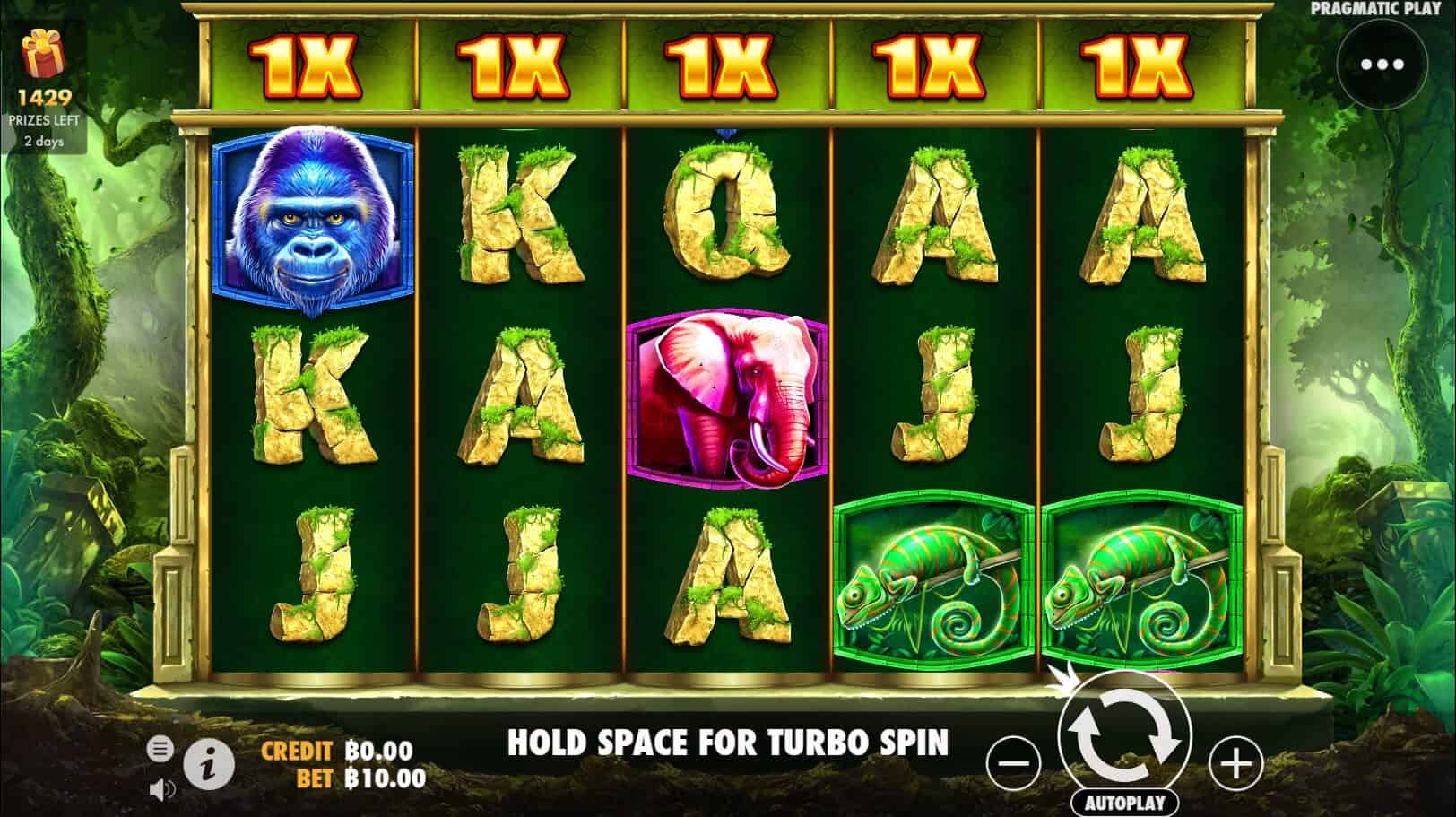 Jungle Gorilla เกมสล็อต เว็บตรง จากค่าย Pragmatic Play สล็อต joker123