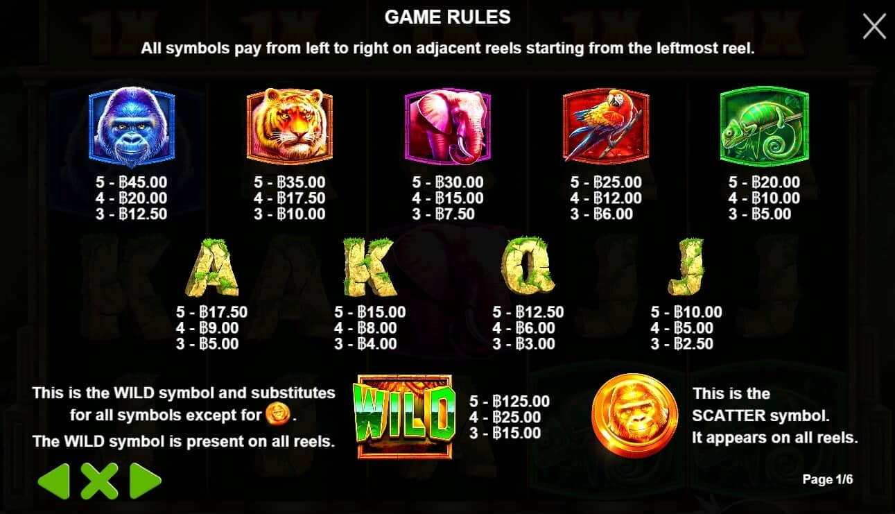 Jungle Gorilla เกมสล็อต เว็บตรง จากค่าย Pragmatic Play joker เครดิตฟรี 50 ไม่ต้องฝาก