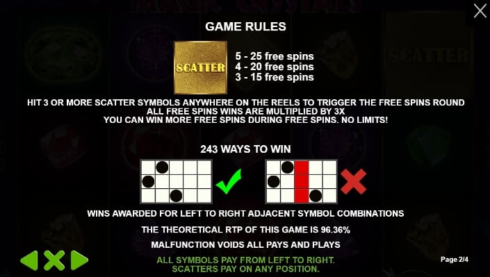 Magic Crystals เกมสล็อต เว็บตรง จากค่าย Pragmatic Play ทางเข้า joker123