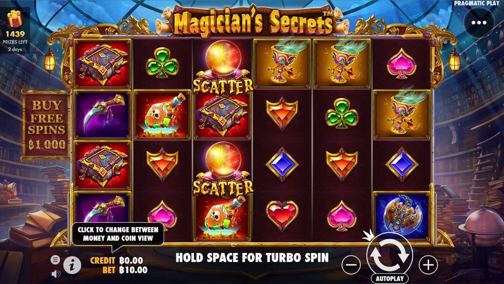 Magician's-Secrets เกมสล็อต เว็บตรง จากค่าย Pragmatic Play joker123 net