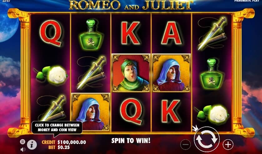 Romeo And Juliet เกมสล็อต เว็บตรง จากค่าย Pragmatic Play ทางเข้า joker123