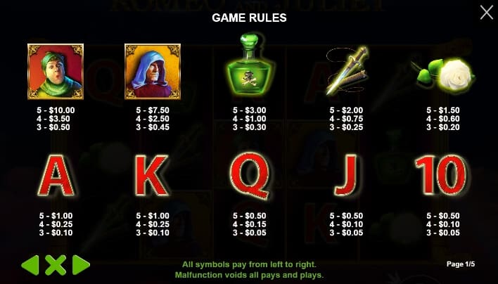 Romeo And Juliet เกมสล็อต เว็บตรง จากค่าย Pragmatic Play joker สล็อต ฟรีเครดิต