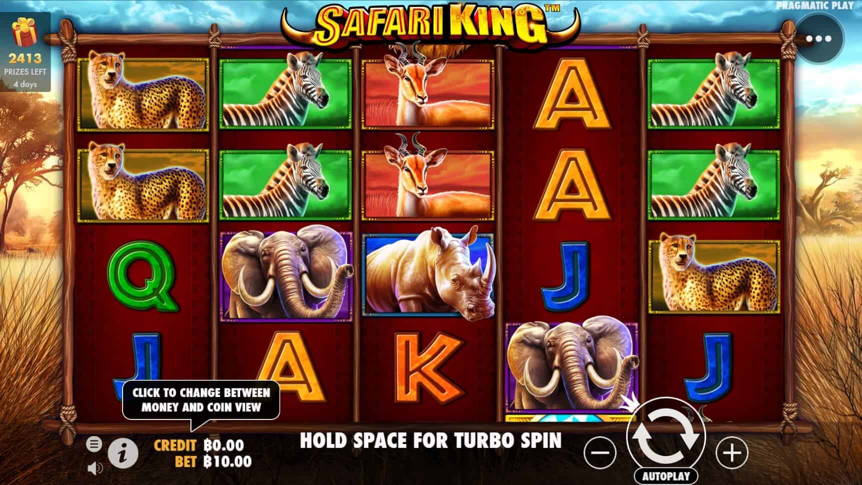 Safari King เกมสล็อต เว็บตรง จากค่าย Pragmatic Play เกมโจ๊กเกอร์
