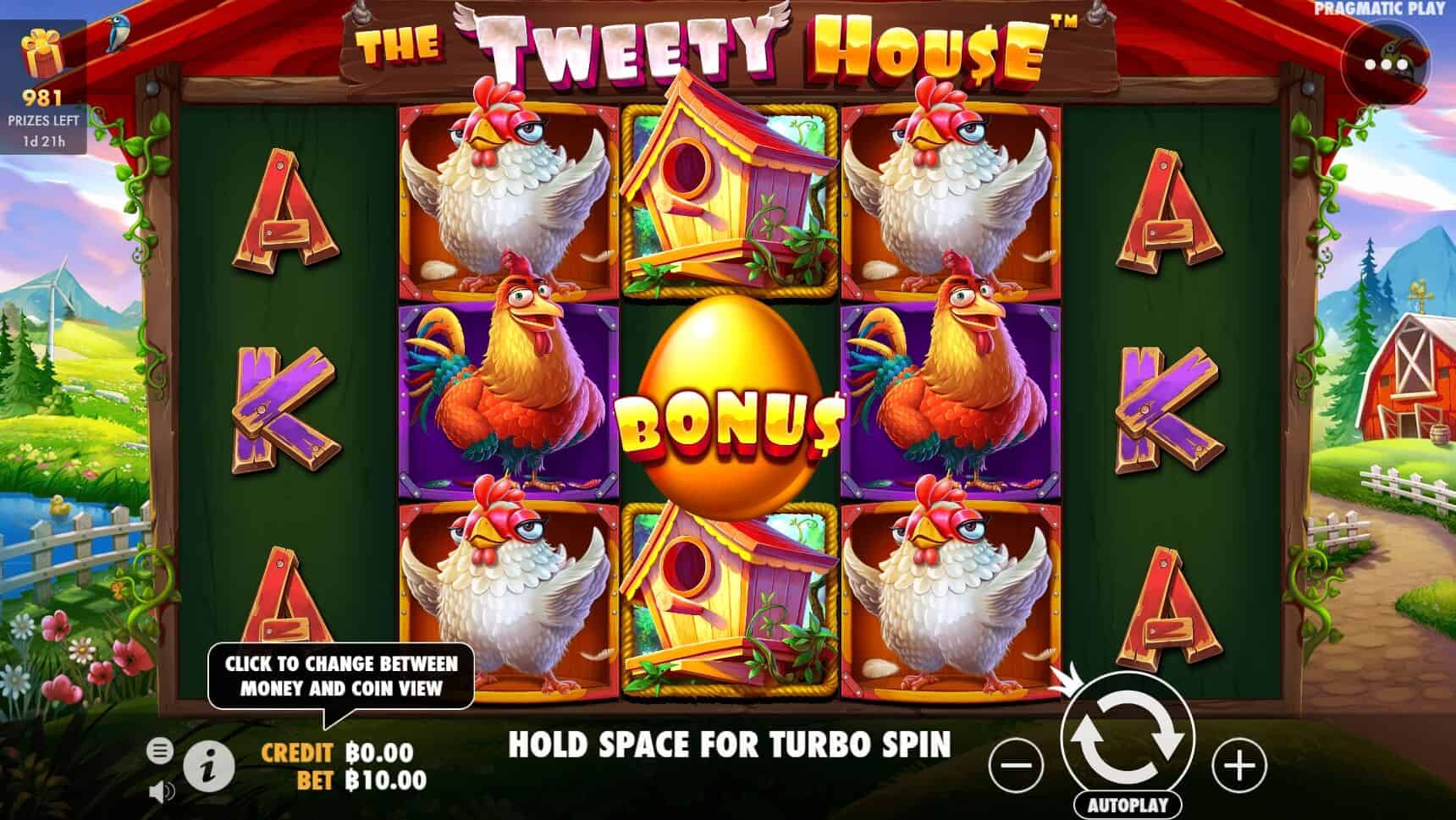 The Tweety House เกมสล็อต เว็บตรง จากค่าย Pragmatic Play joker gaming