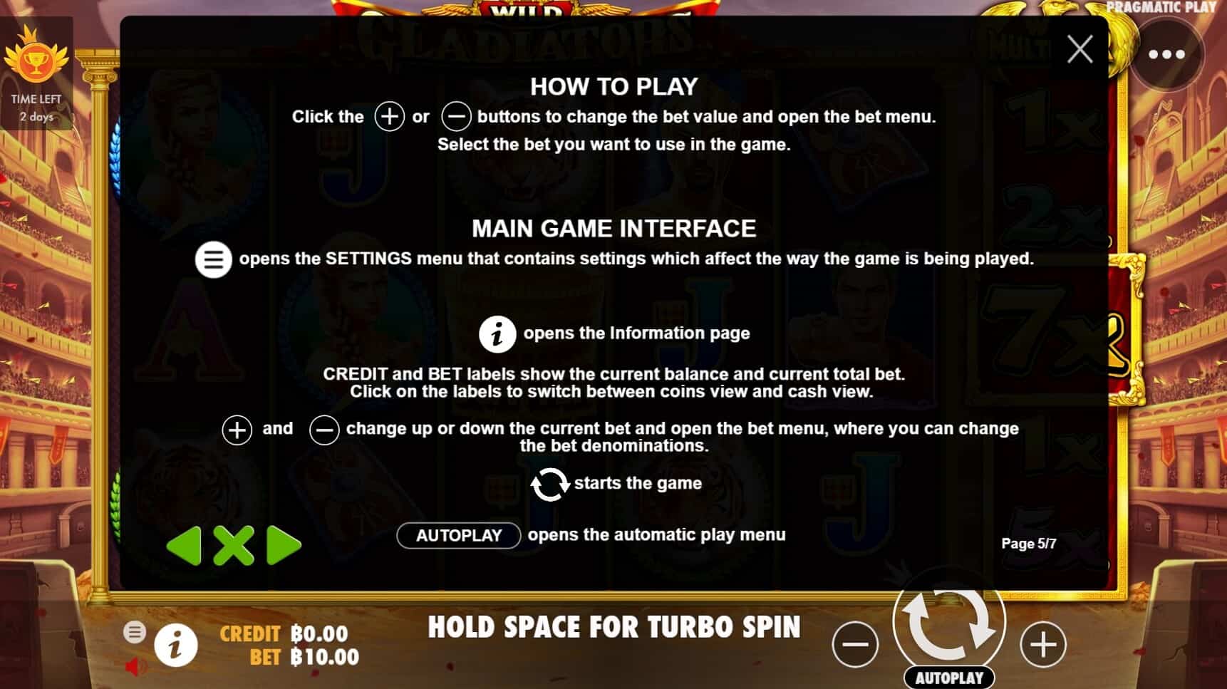 Wild Gladiator เกมสล็อต เว็บตรง จากค่าย Pragmatic Play joker888