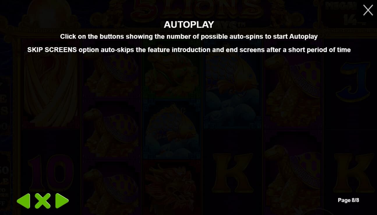 5 Lions Megaways เกมสล็อต เว็บตรง จากค่าย Pragmatic Play joker slot xo