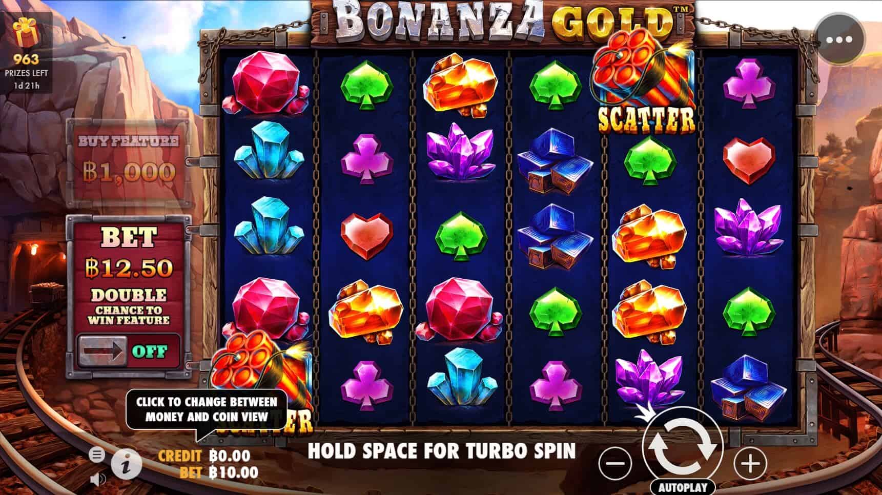 Bonanza Gold เกมสล็อต เว็บตรง จากค่าย Pragmatic Play ทางเข้า joker123