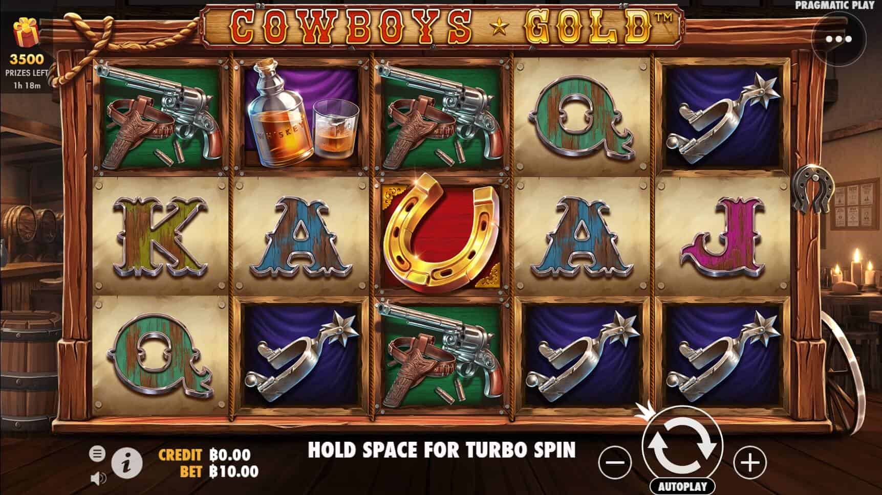 Cowboys Gold เกมสล็อต เว็บตรง จากค่าย Pragmatic Play joker123th