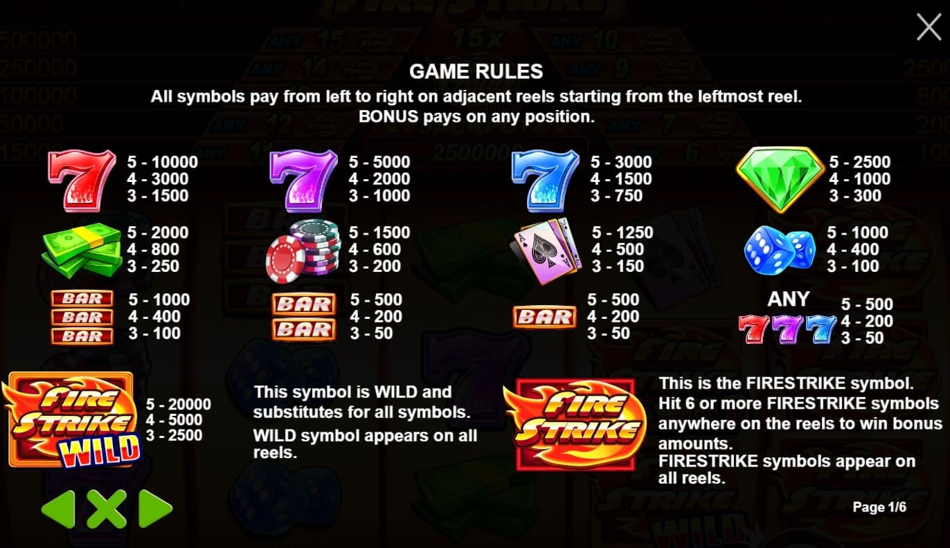 Fire Strike เกมสล็อต เว็บตรง จากค่าย Pragmatic Play โจ๊กเกอร์ 888