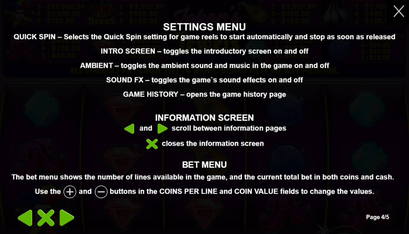 Joker's Jewels เกมสล็อต เว็บตรง จากค่าย Pragmatic Play สล็อต joker123