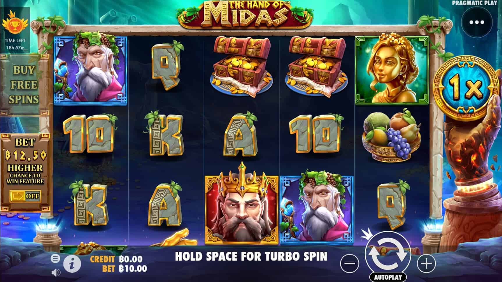 The Hand Of Midas เกมสล็อต เว็บตรง จากค่าย Pragmatic Play joker gaming