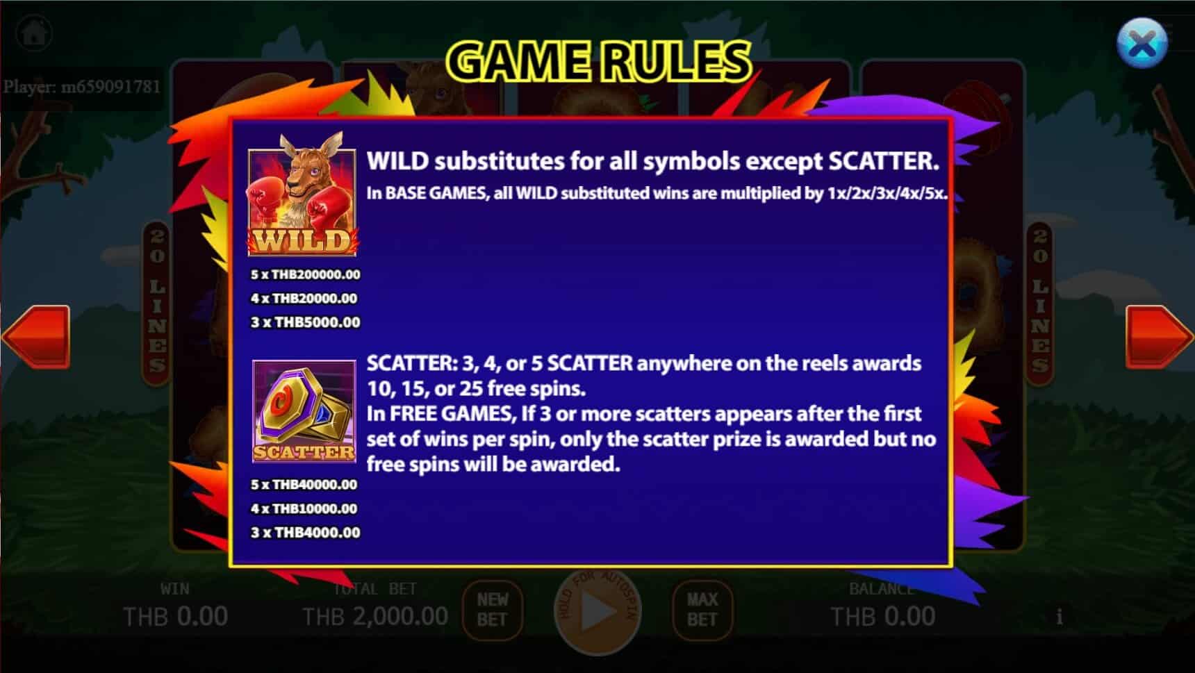 Boxing Roo สล็อต เว็บตรง ไม่ผ่านเอเย่นต์ ค่าย KA Gaming joker123 auto