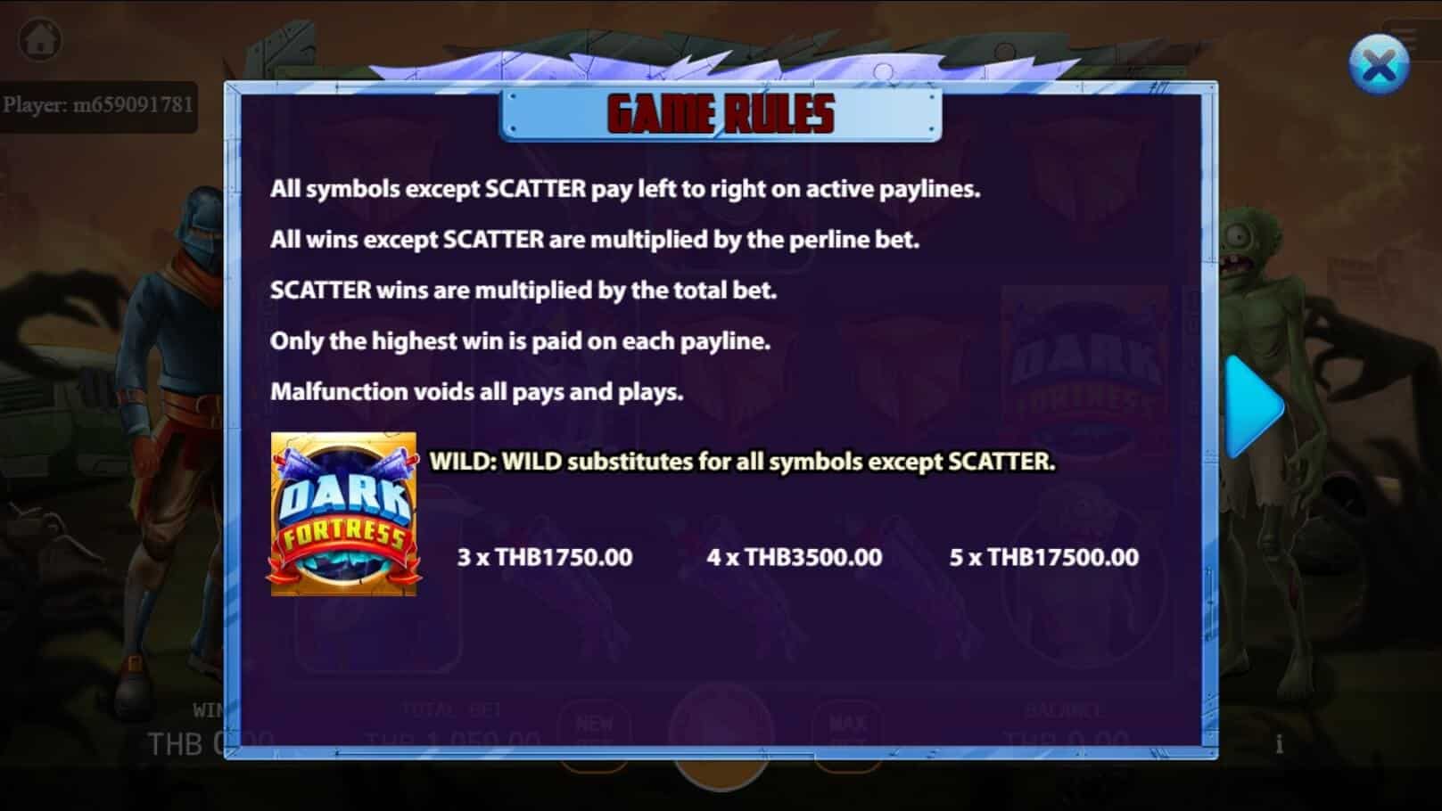 Dark Fortress สล็อต เว็บตรง ไม่ผ่านเอเย่นต์ ค่าย KA Gaming สล็อต joker123