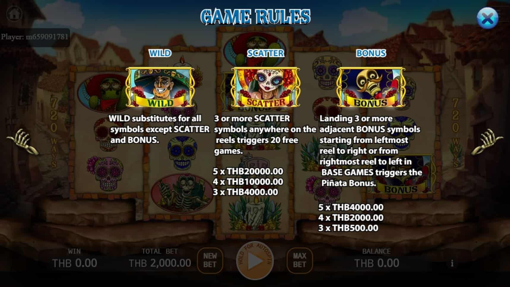 Dia De Muertos สล็อต เว็บตรง ไม่ผ่ายเอเย่นต์ ค่าย KA Gaming joker vip 111