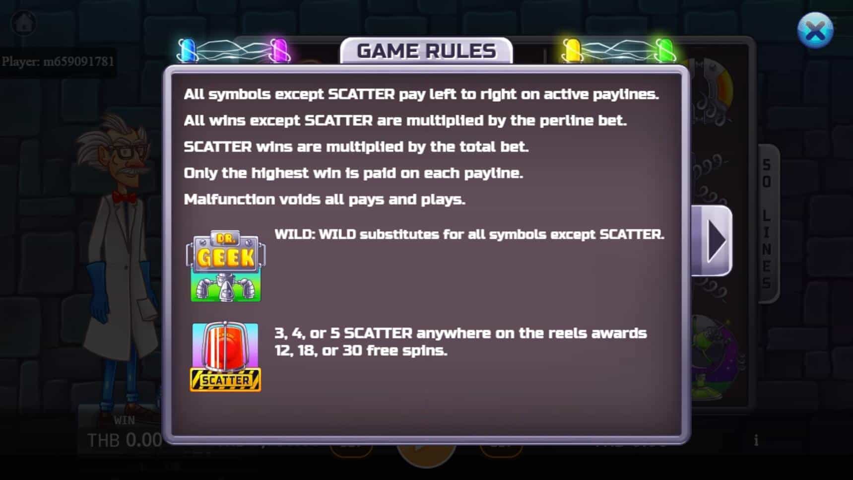 Dr. Geek สล็อต เว็บตรง ไม่ผ่านเอเย่นต์ ค่าย KA Gaming joker สล็อต 888