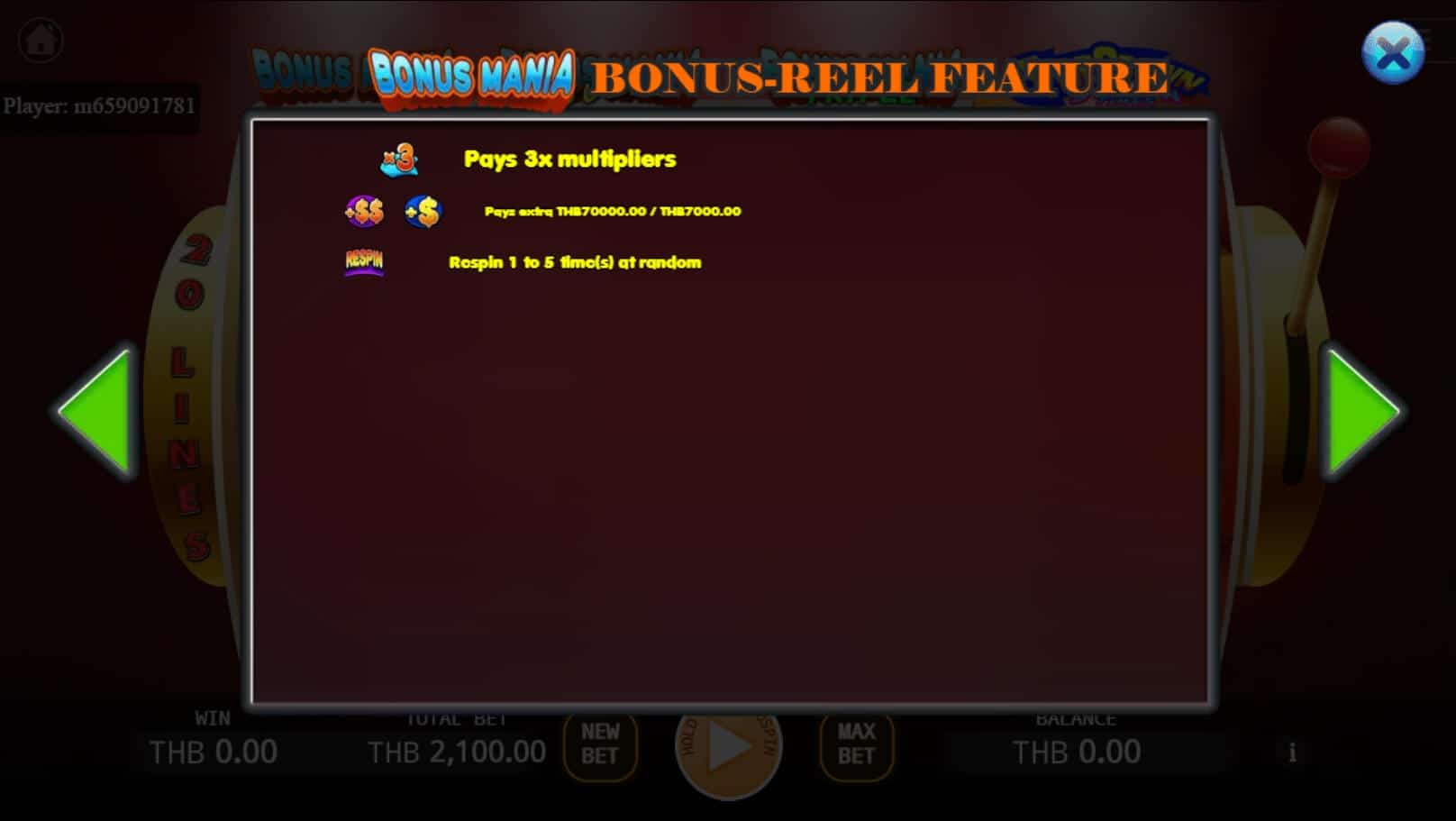 Super Bonus Mania สล็อต เว็บตรง ไม่ผ่านเอเย่นต์ ค่าย KA Gaming โจ๊กเกอร์ 888